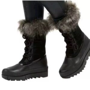 Sorel Joan of Arctic Next Fur Black Boots Snow Womens Ugg